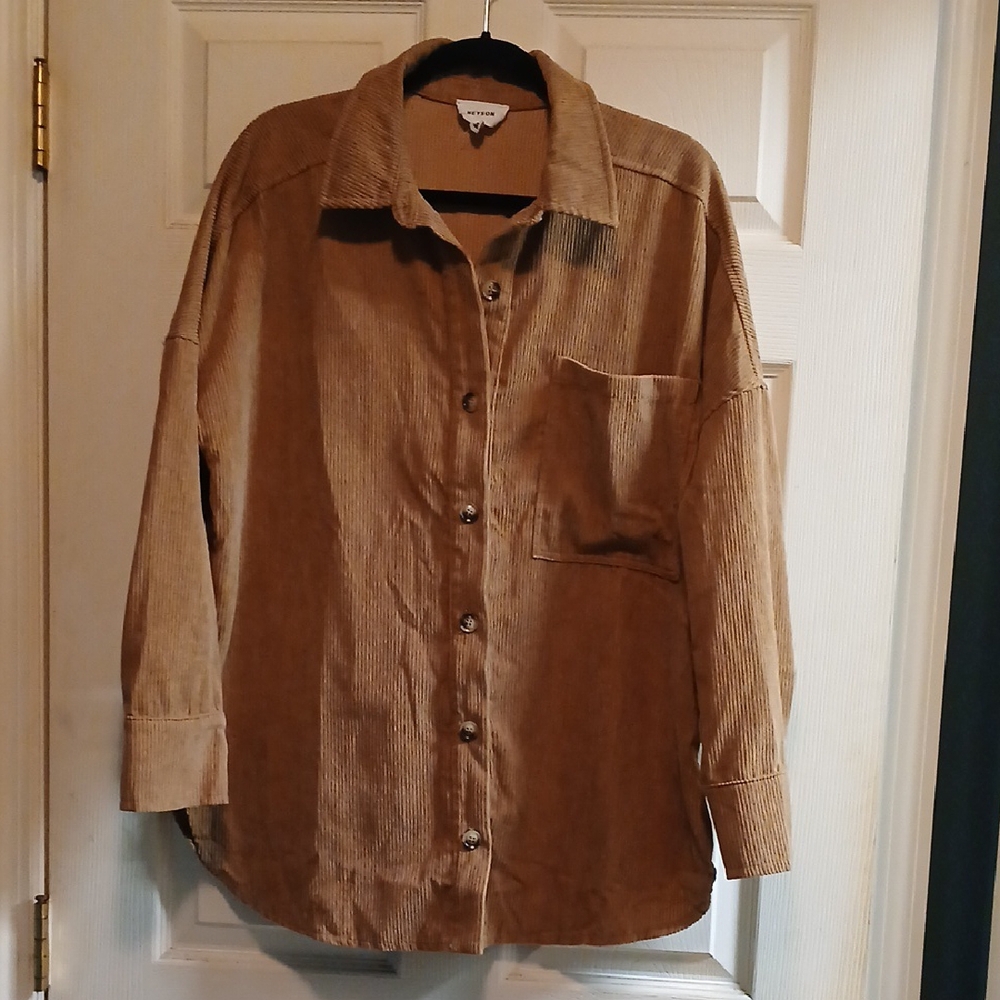 HEYSON Corduroy Button-Up Shirt/Shacket